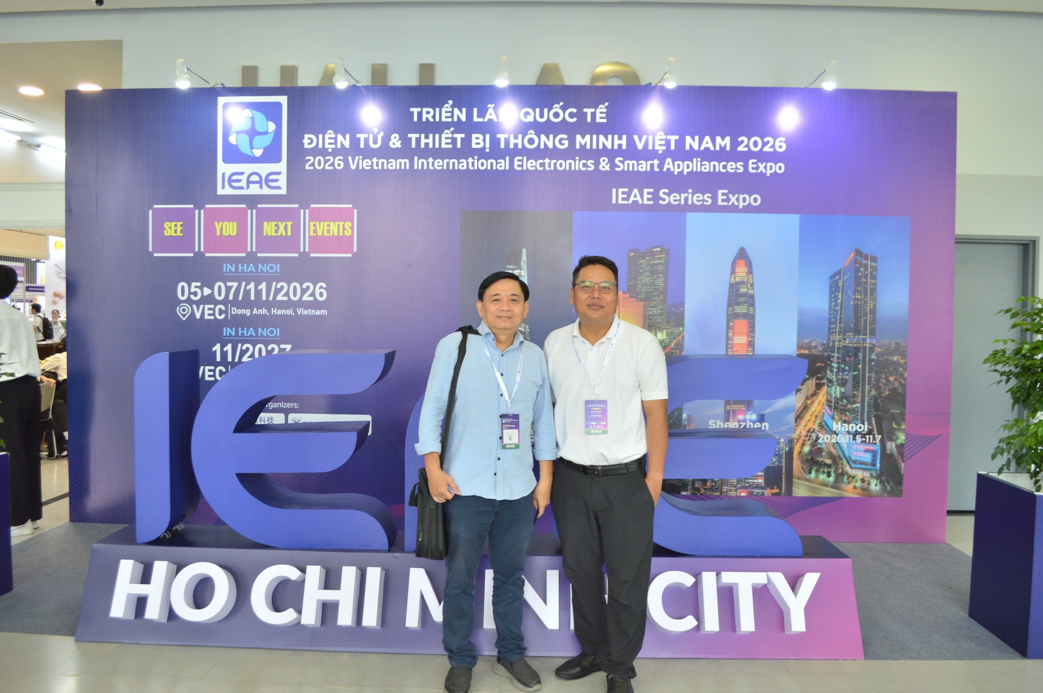Sự kiện hội tụ nhiều lãnh đạo cấp cao của các công ty đến tham dự Hình ảnh tại Triển lãm Quốc tế Điện tử & Thiết bị Thông minh Việt Nam (IEAE) 2026 tại SECC